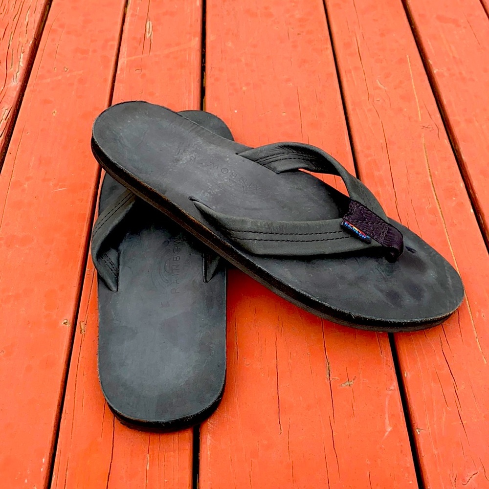 Men’s Black Rainbow Sandals